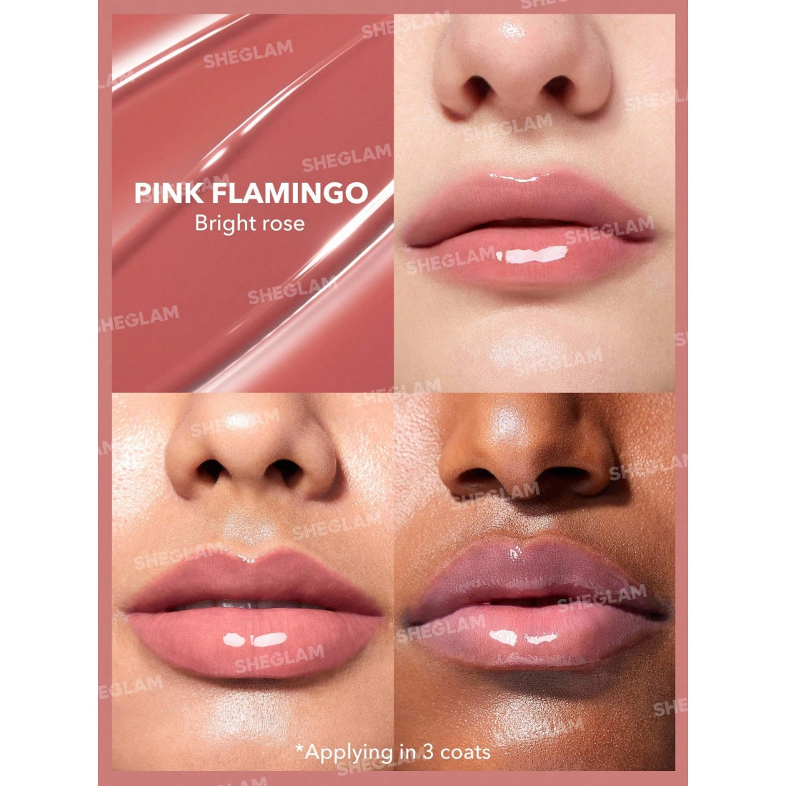 SHEGLAM Pout-Perfect Shine Lippenplumper – 114 Pink Flamingo