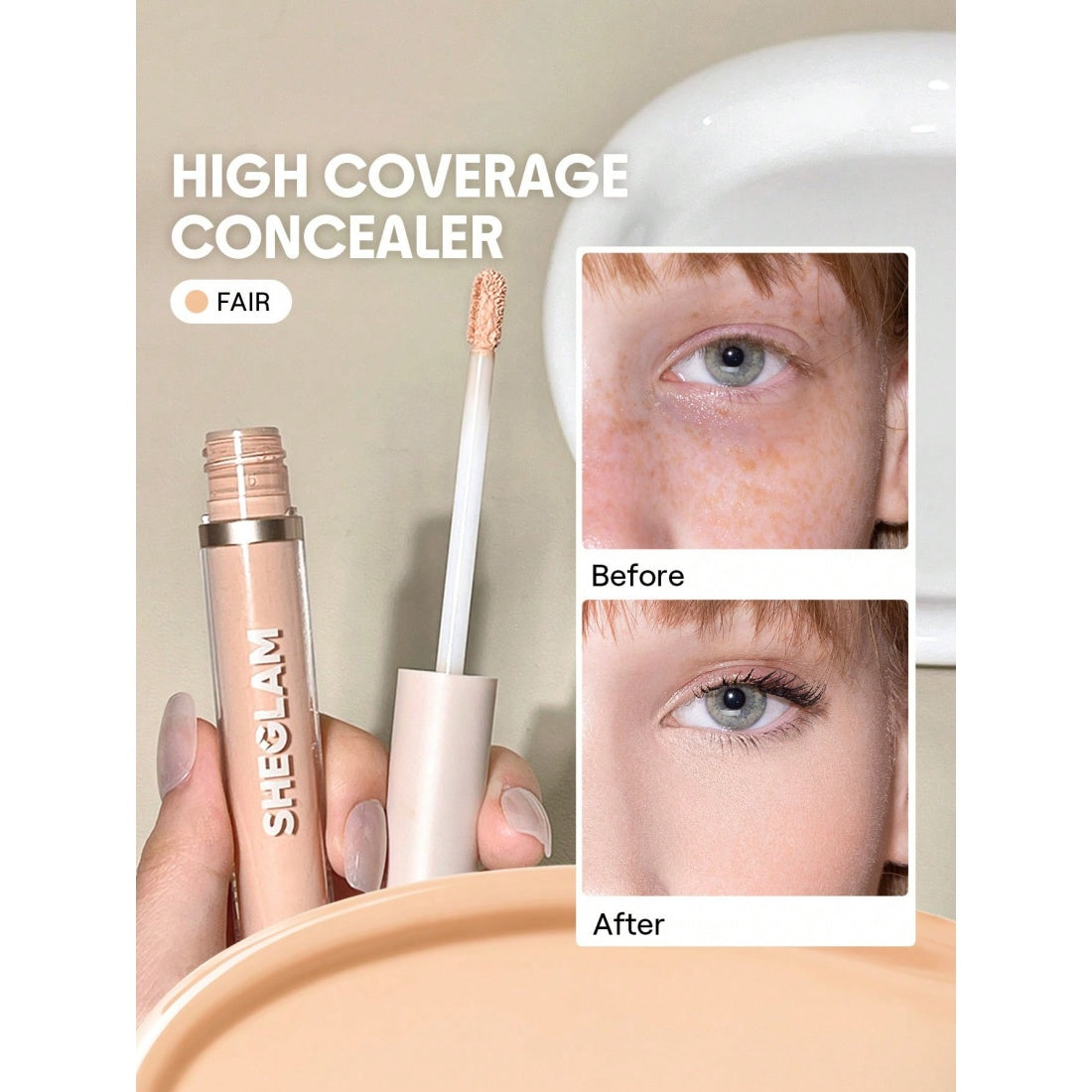 SHEGLAM Like Magic 12HR Full Coverage Concealer-Fair