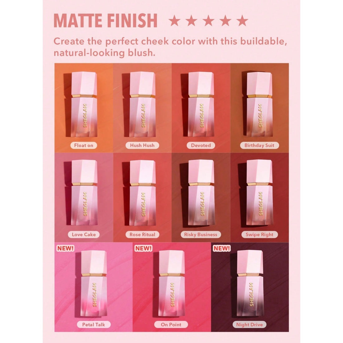 SHEGLAM Color Bloom Vloeibare Blush-002 Rose Ritual