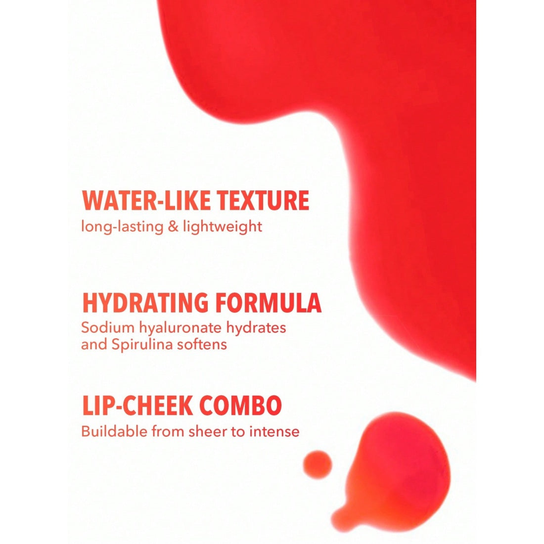 SHEGLAM For the Flush Lip & Cheek Tint-318 It's Chili