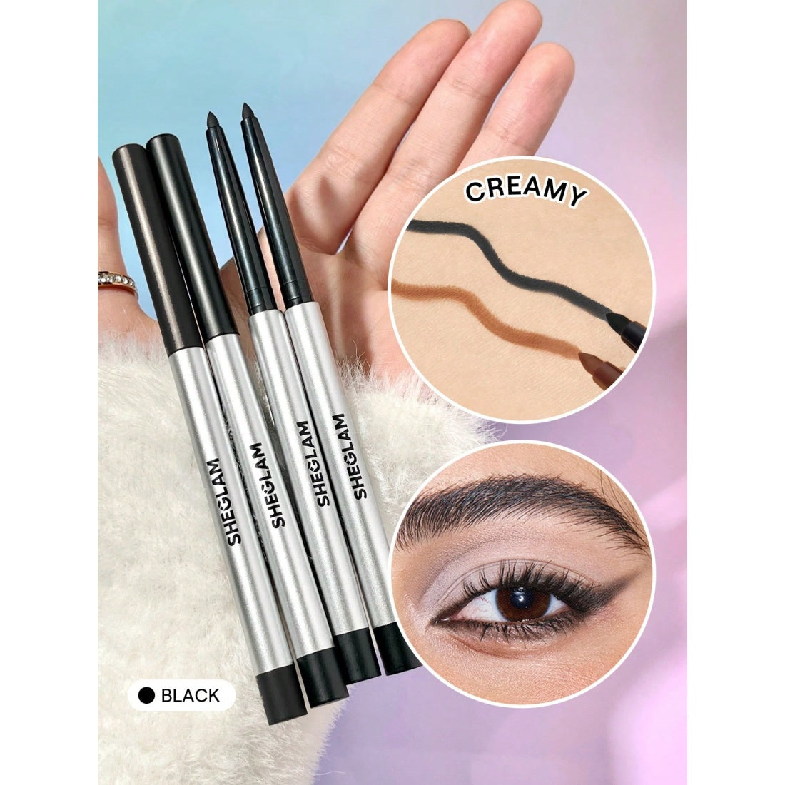 SHEGLAM On-Line Creamy Eyeliner-Zwart