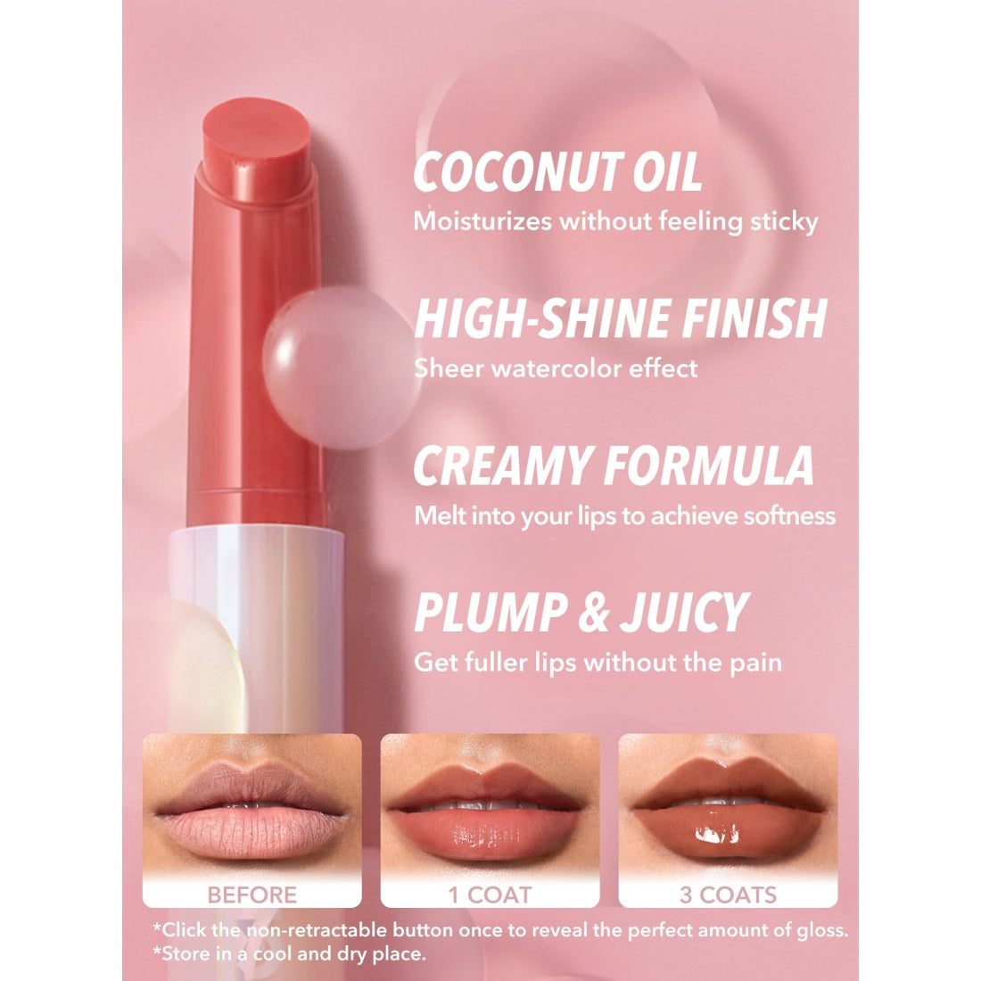 SHEGLAM Pout-Perfect Shine Lippenplumper – 555 Sepia Kiss