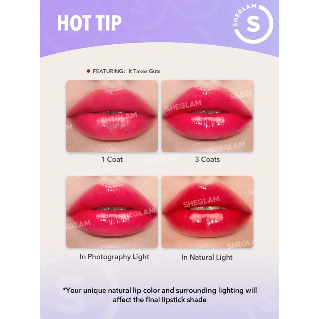 SHEGLAM Mirror Kiss High-Shine Lipstick-100 Rule Breaker
