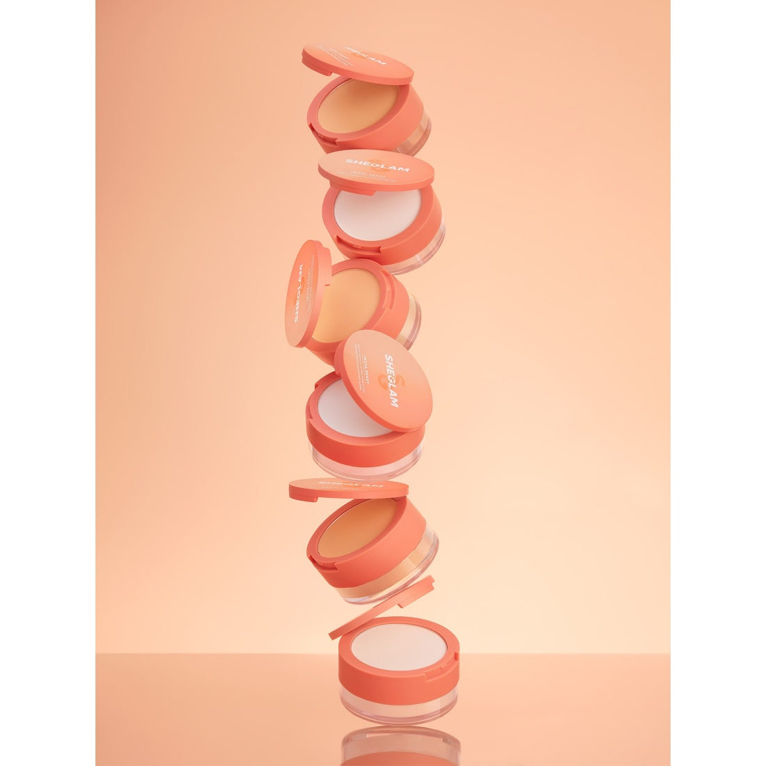 Poudre fixatrice duo visage et contour des yeux SHEGLAM Insta-Ready-00 Translucide
