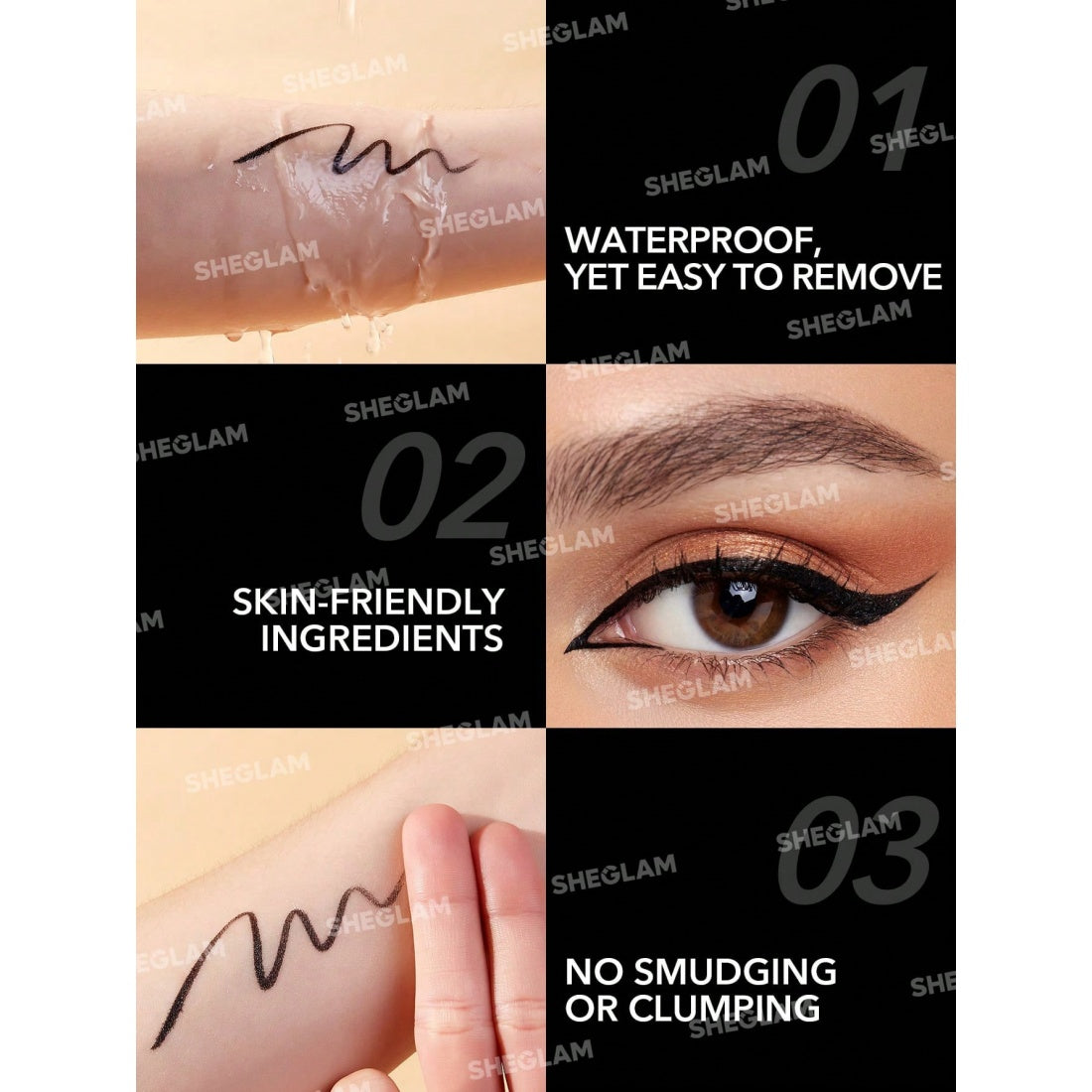 SHEGLAM Eye Affinity Waterproof Eyeliner-Now Streaming