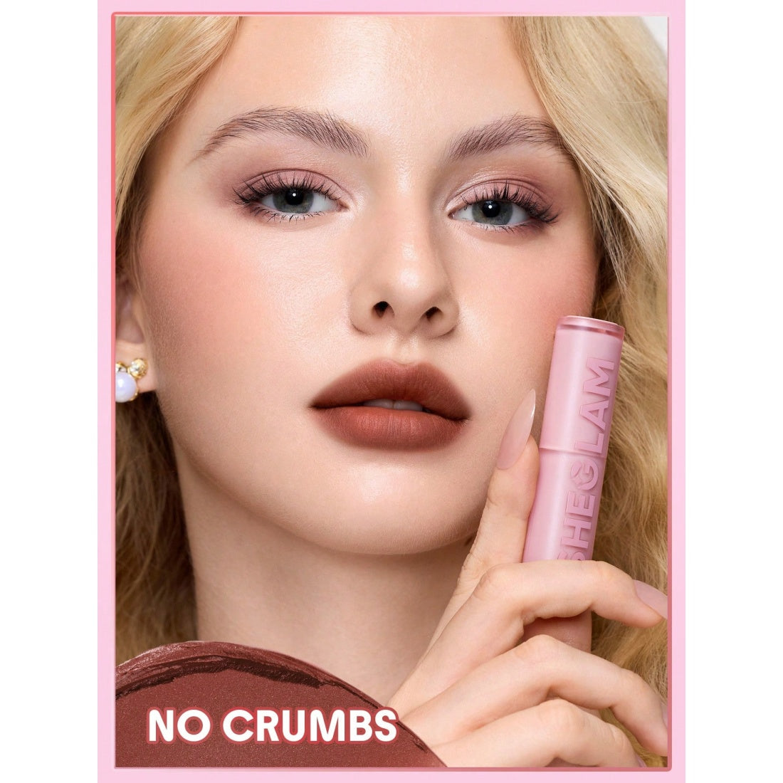Lápiz labial ligero SHEGLAM Lip Veil Cushion-503 No Crumbs