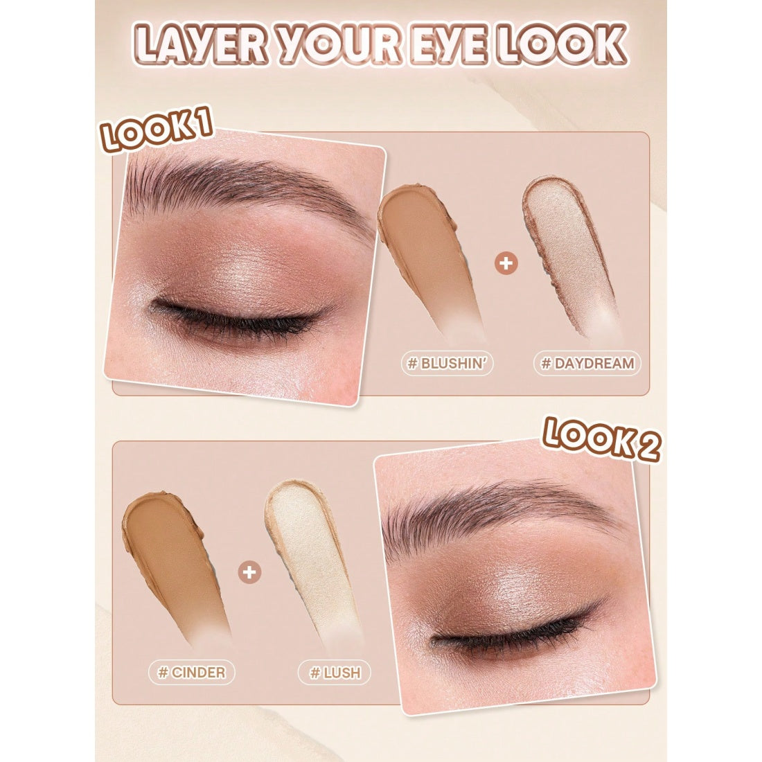 SHEGLAM Creamsicle Oogschaduwstick-02 Daydream