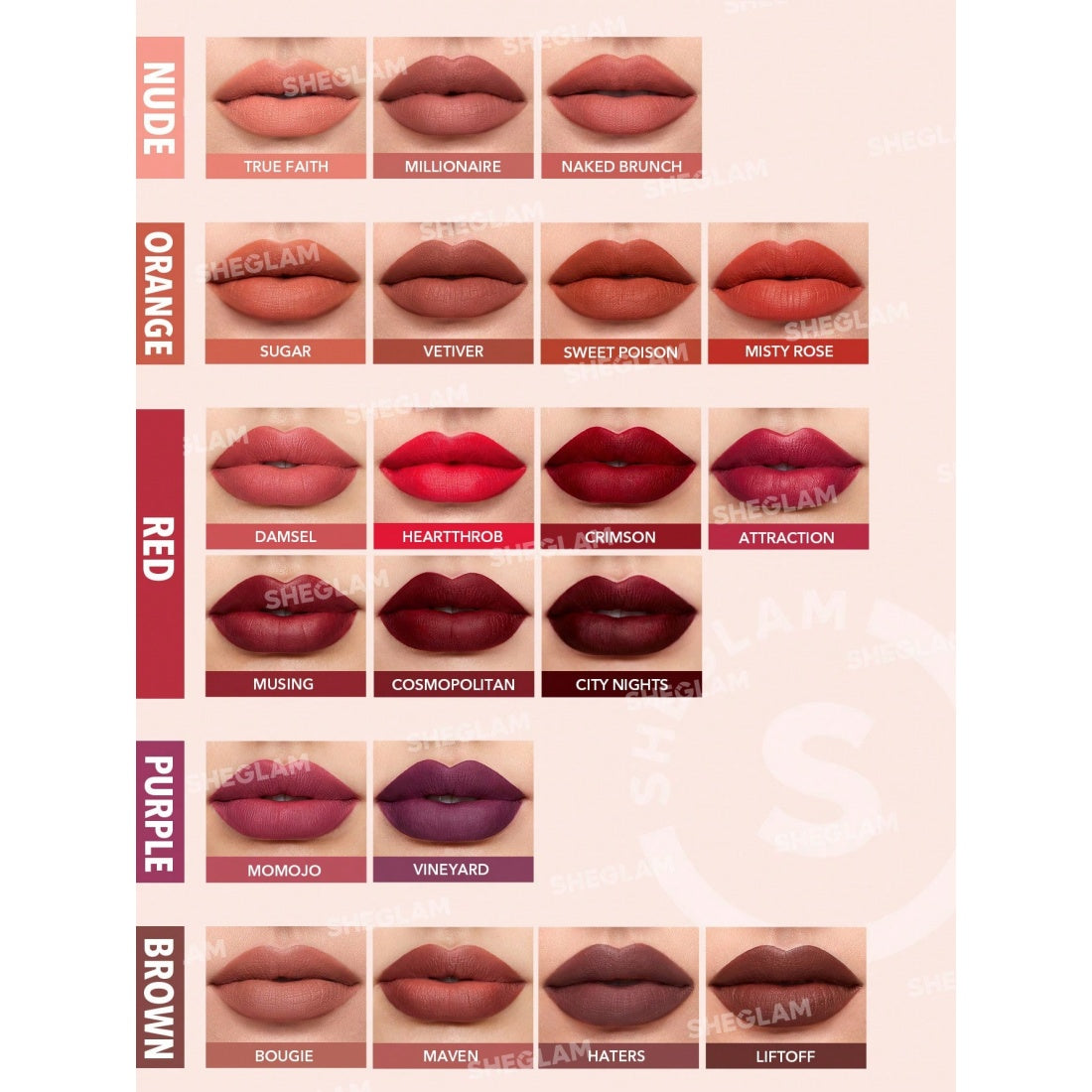 SHEGLAM MATTE ALLURE Flüssig-Lippenstift-015 Naked Brunch