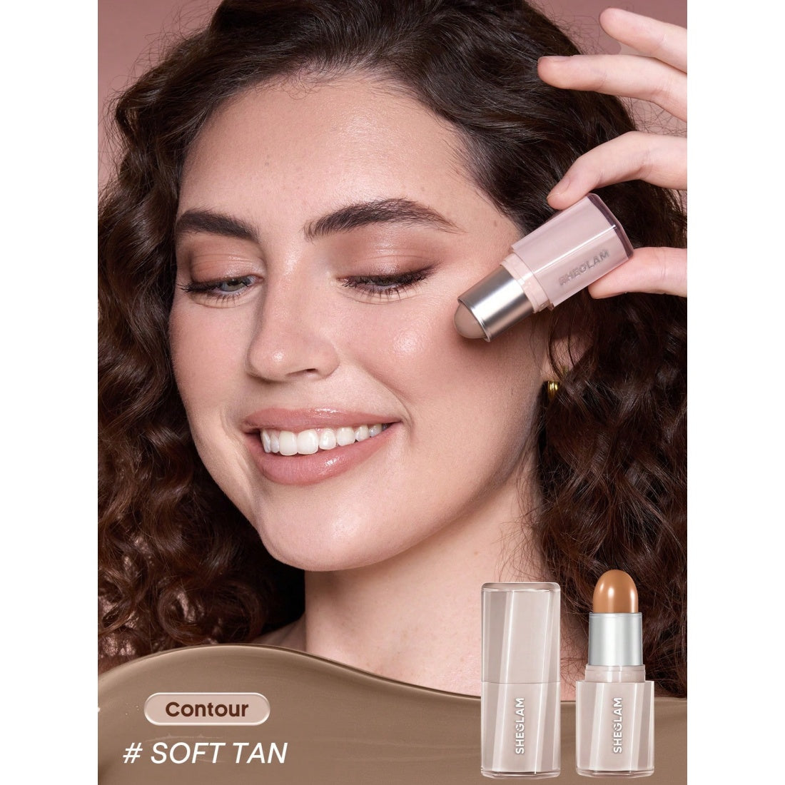SHEGLAM Buttery Buff Contour & Bronzer Stick-Soft Tan