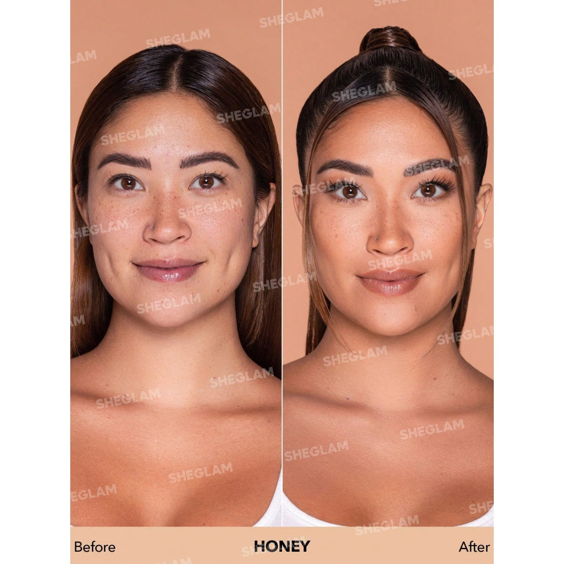 Fond de teint mat respirant longue tenue SHEGLAM Complexion Pro – Honey
