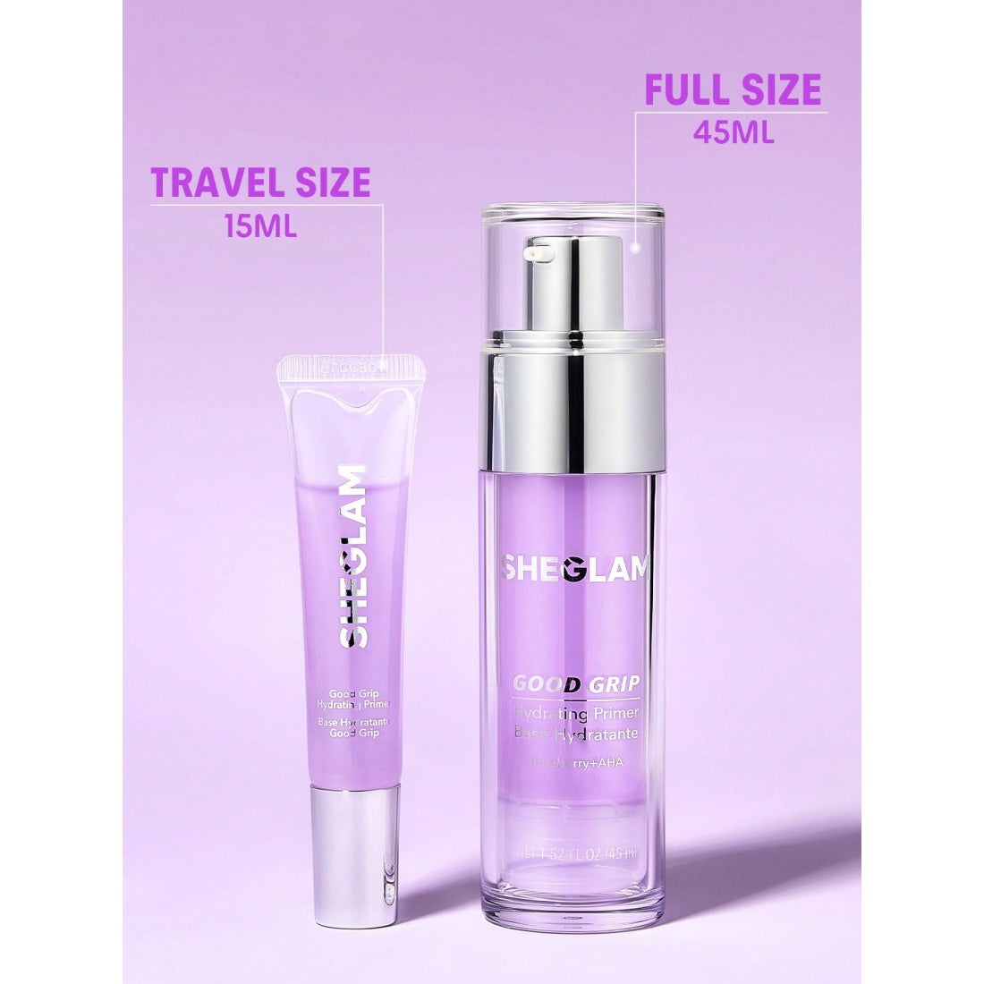 SHEGLAM Good Grip Feuchtigkeitsspendender Primer-Blaubeere+AHA-15ml