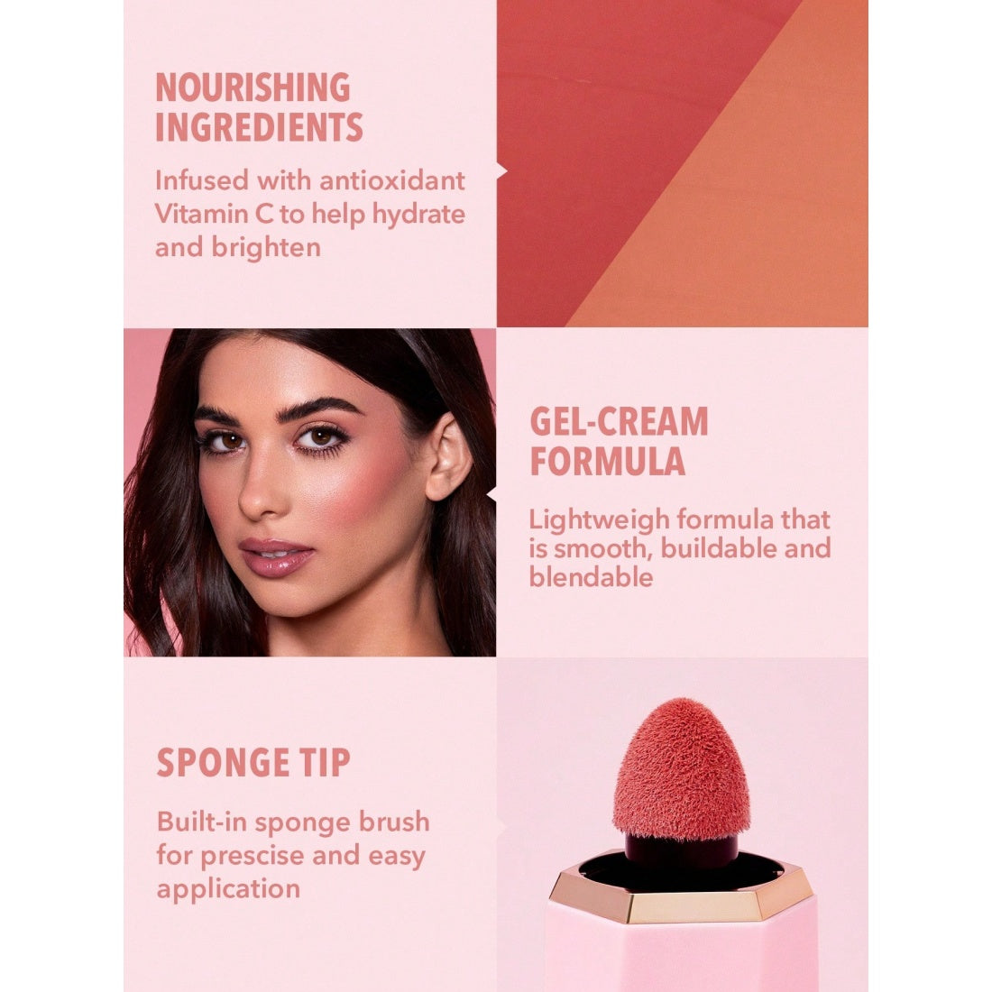 SHEGLAM Color Bloom Liquid Blush-001 Love Cake