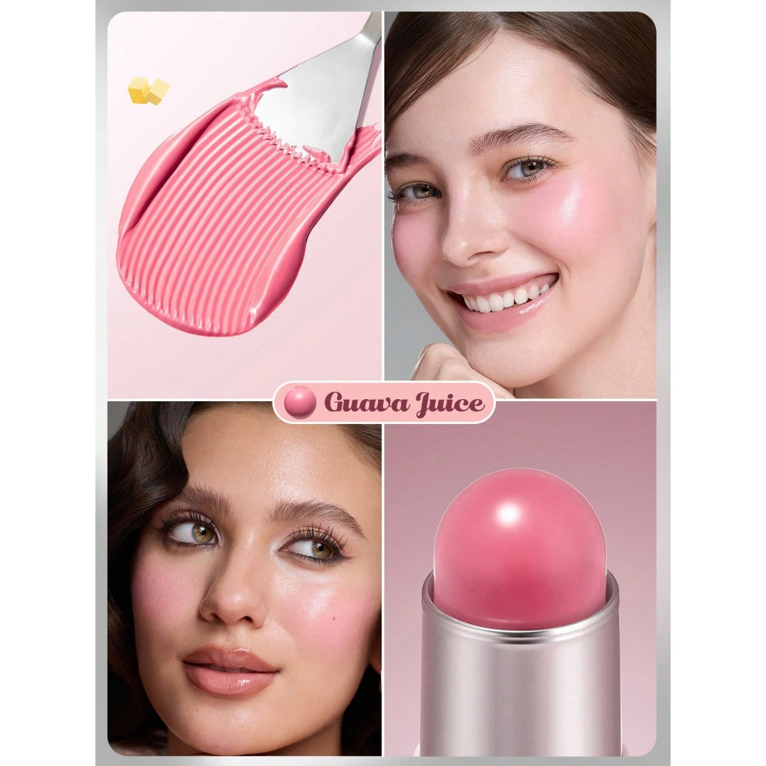 SHEGLAM Buttery Bliss Blush Stick-008 Guava Juice