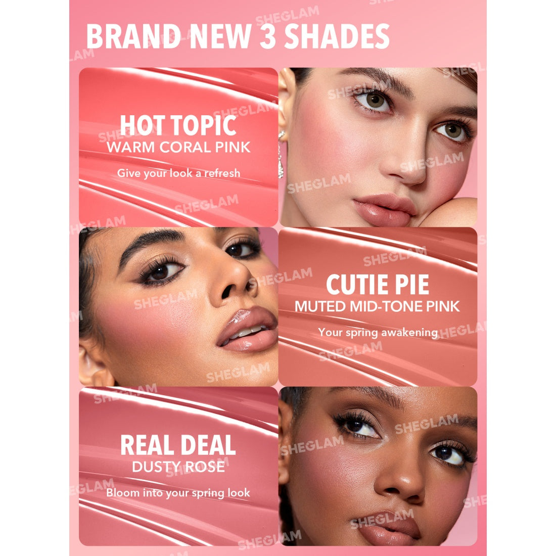 SHEGLAM Color Bloom Vloeibare Blush-005 Cutie Pie