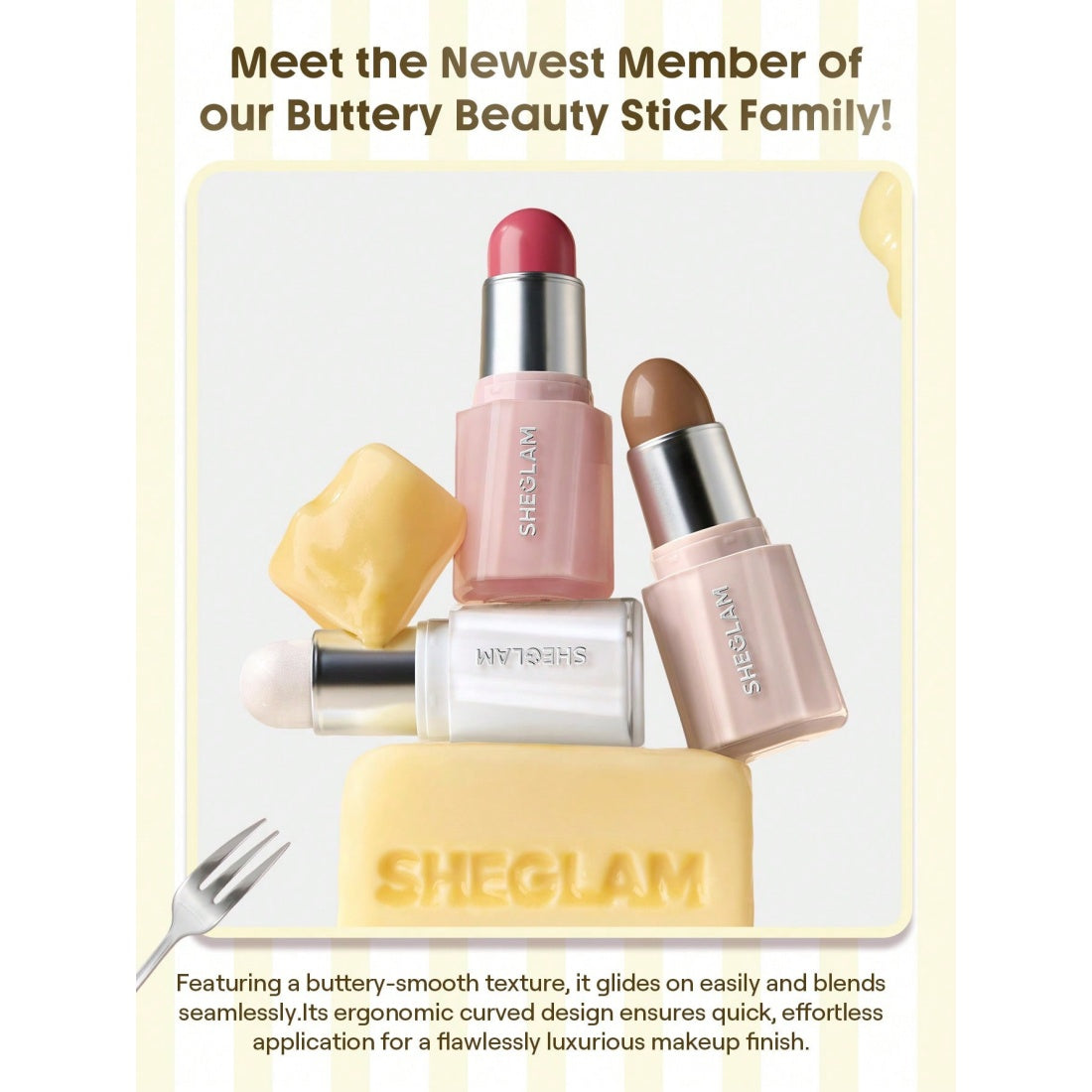 SHEGLAM Buttery Buff Contour & Bronzer Stick-Soft Tan