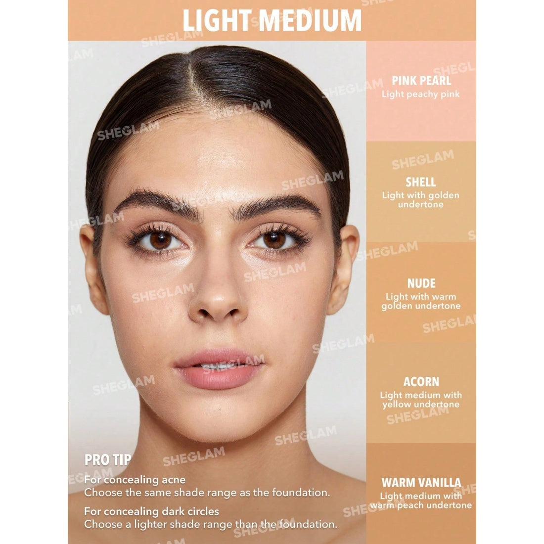 Anti-cernes teint amélioré SHEGLAM – Nude