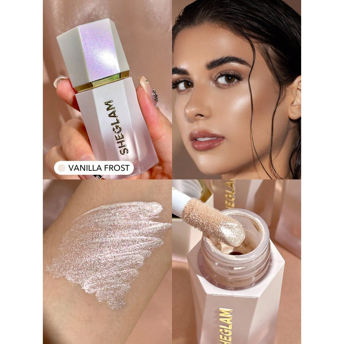 SHEGLAM Glow Bloom Vloeibare Highlighter-01 Vanilla Frost