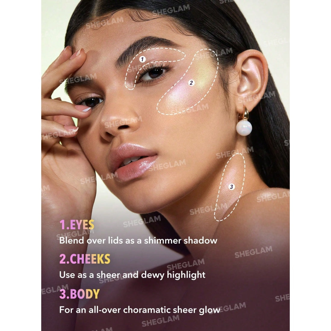 SHEGLAM Chroma-Glow Bloom Flüssig-Highlighter-90 Flying Comet