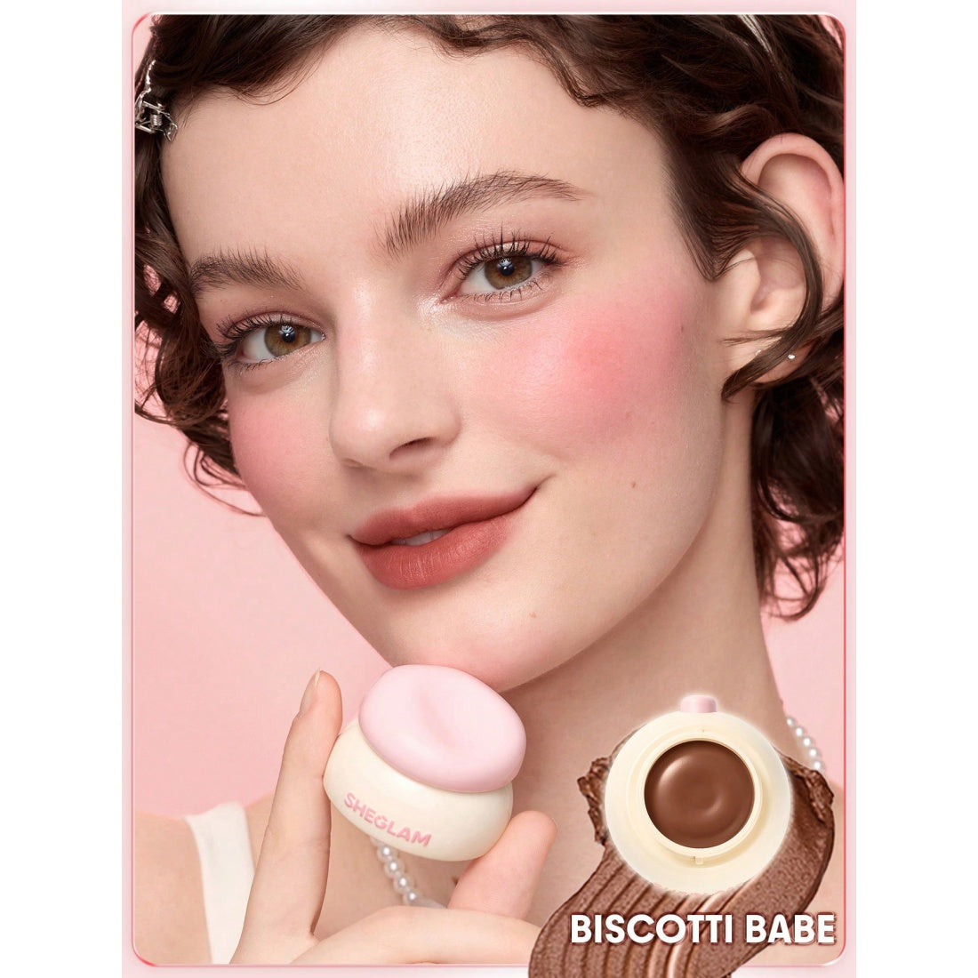 SHEGLAM Bounce Putty Pocket Lip Pot-517 Biscotti Babe
