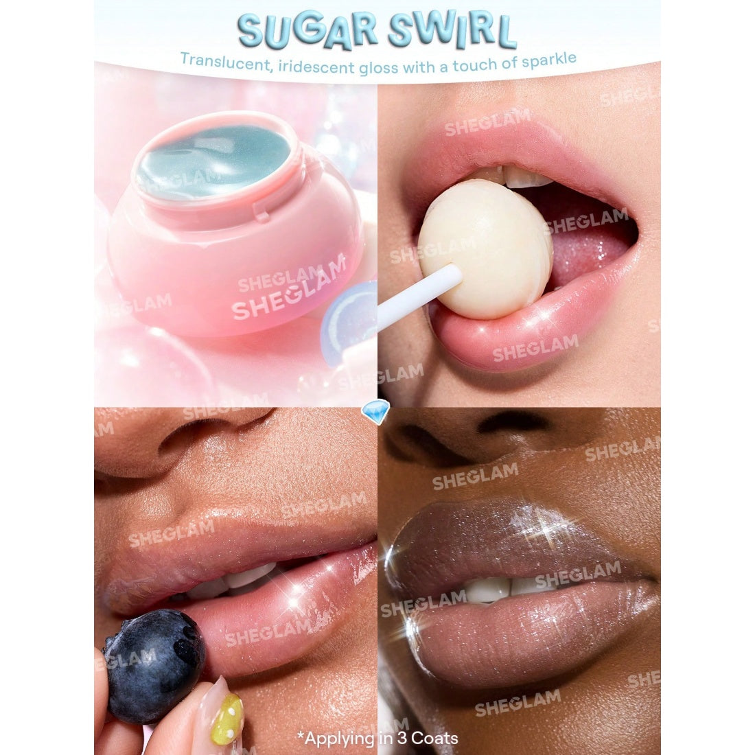 SHEGLAM Hydra Jelly Pocket Lip Jam-621 Sugar Swirl