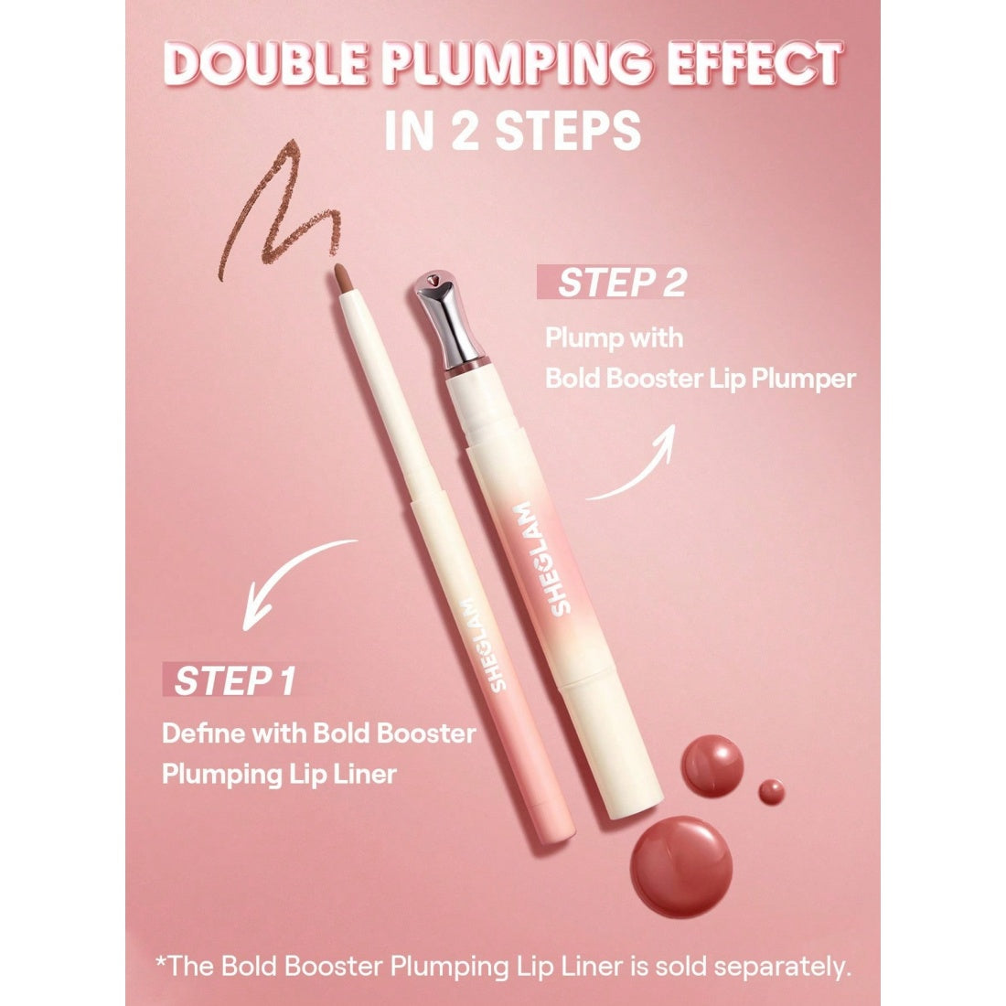 SHEGLAM Bold Booster Lip Plumper - 506 Honey Glaze