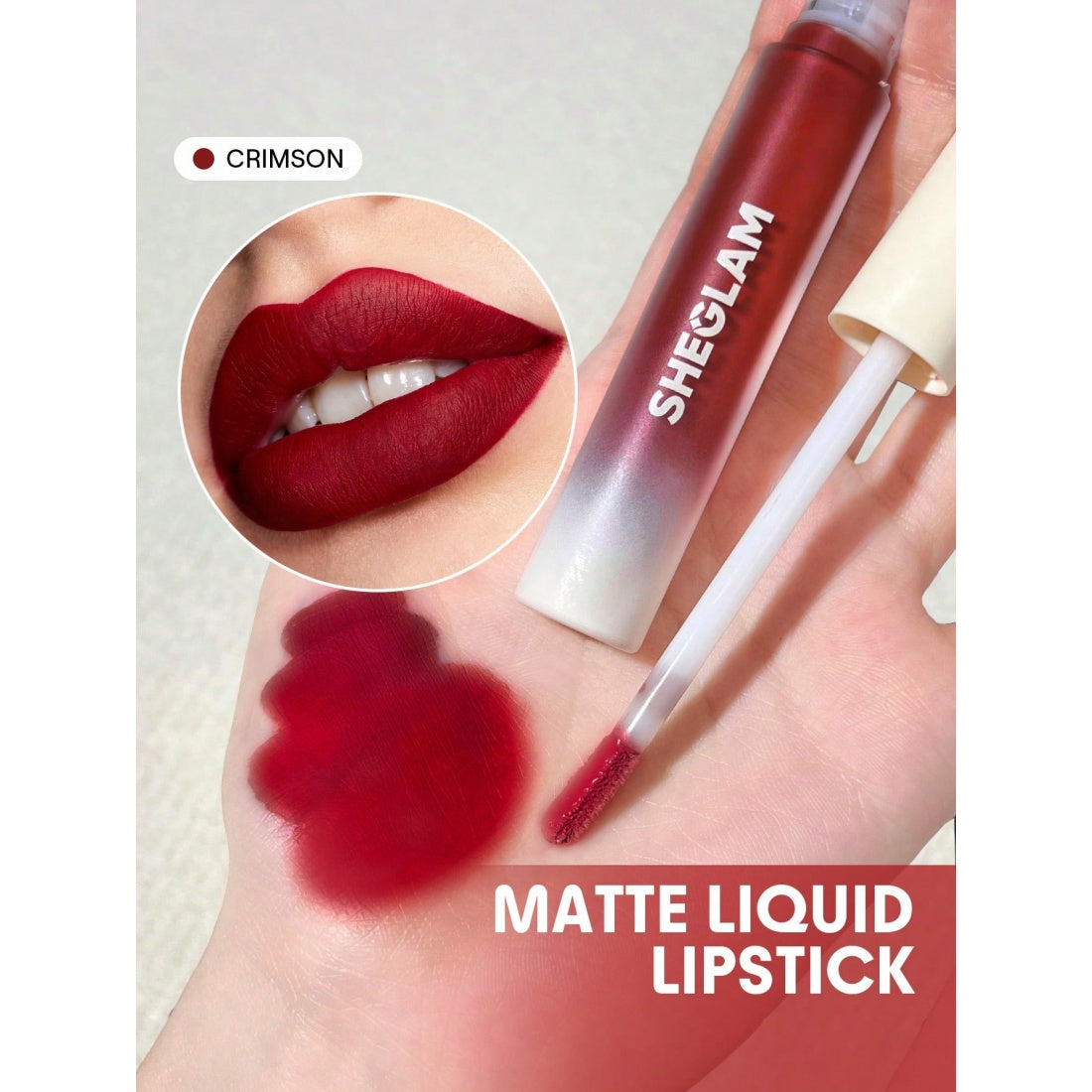 SHEGLAM MATTE ALLURE Liquid Lipstick-316 Crimson