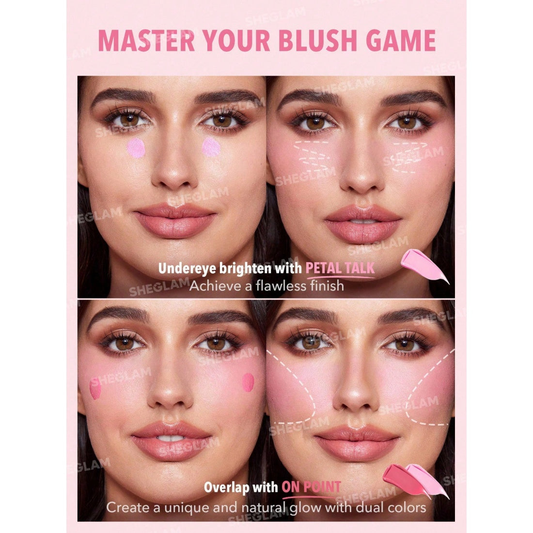 SHEGLAM Color Bloom Liquid Blush-006 Petal Talk