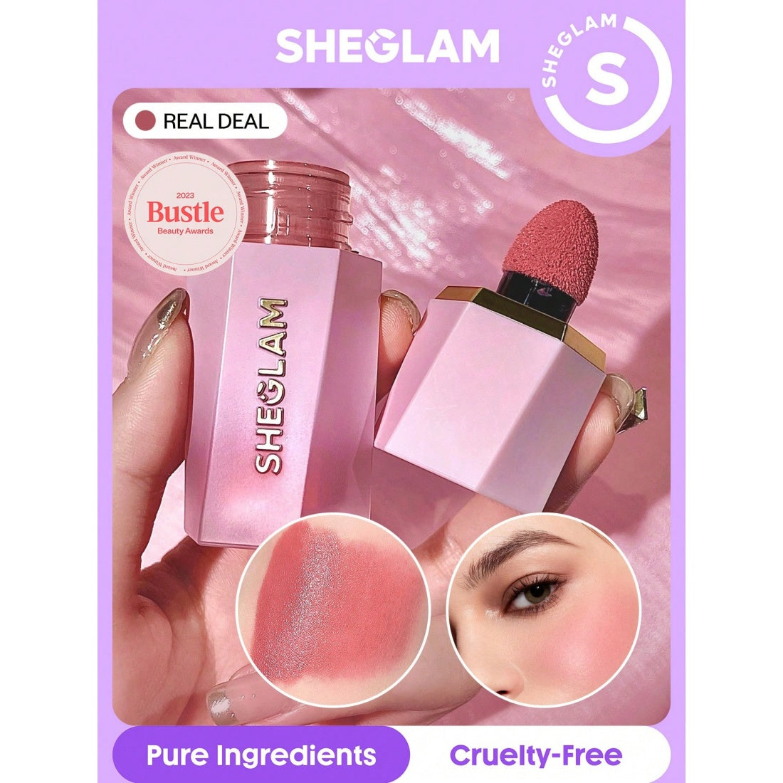 SHEGLAM Color Bloom Flüssiges Rouge-301 Real Deal