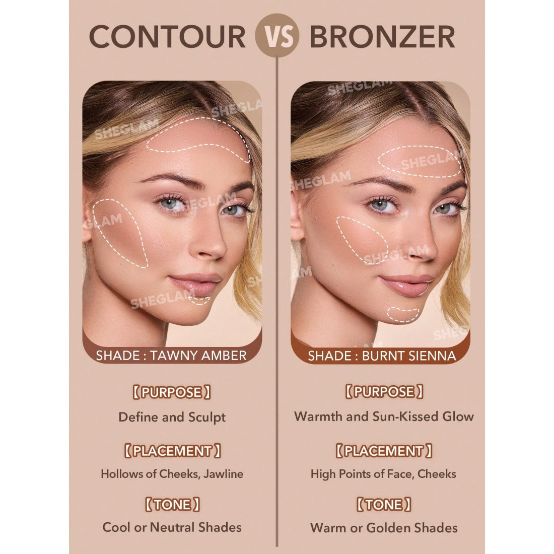 SHEGLAM Sun Sculpt Liquid Contour-10 Warm Honey