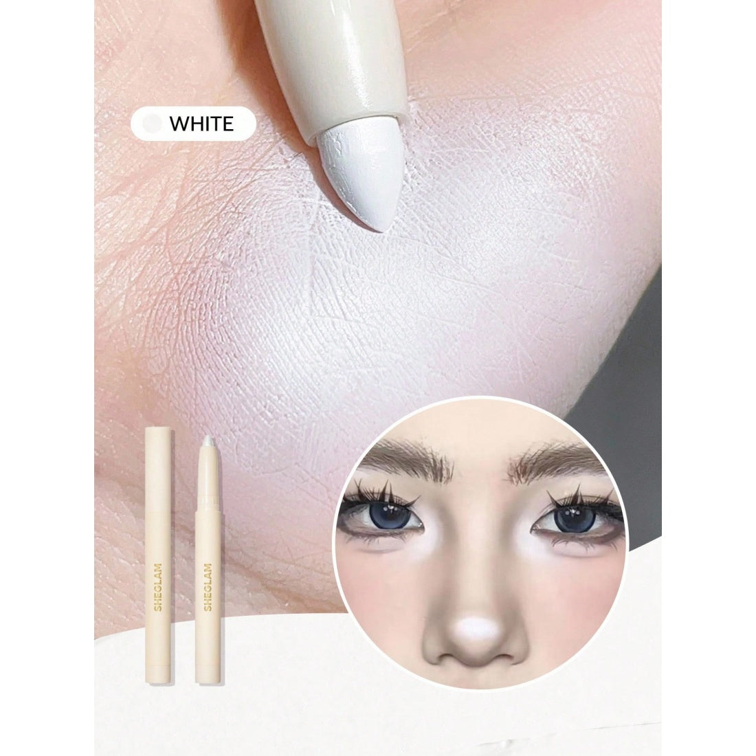 SHEGLAM Big N' Bright Augenstift - 04 White