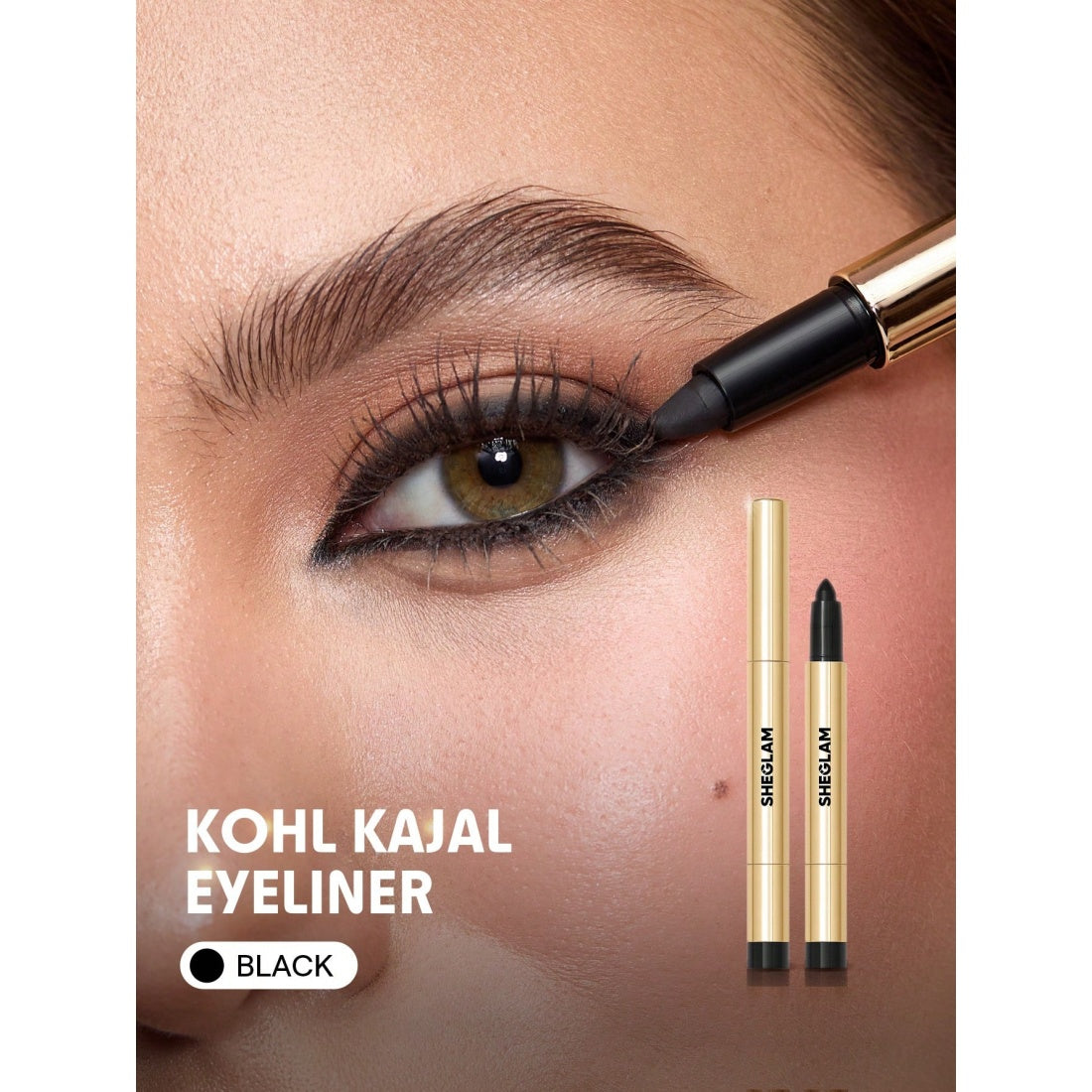 Crayon eyeliner crème Kohl Bold Moves de SHEGLAM - Noir