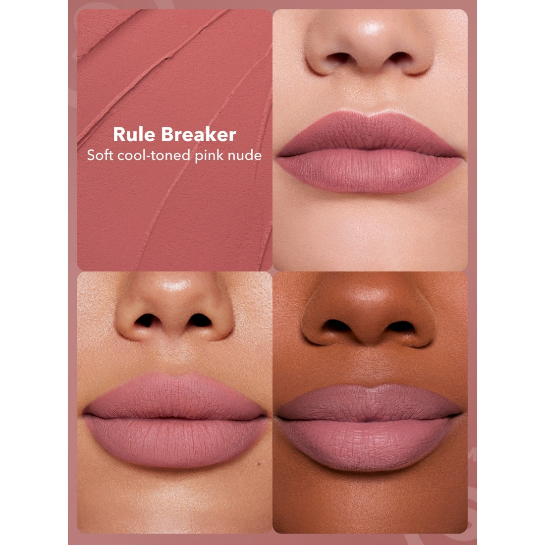 SHEGLAM Dynamatte Boom Langhoudende Matte Lipstick-100 Rule Breaker