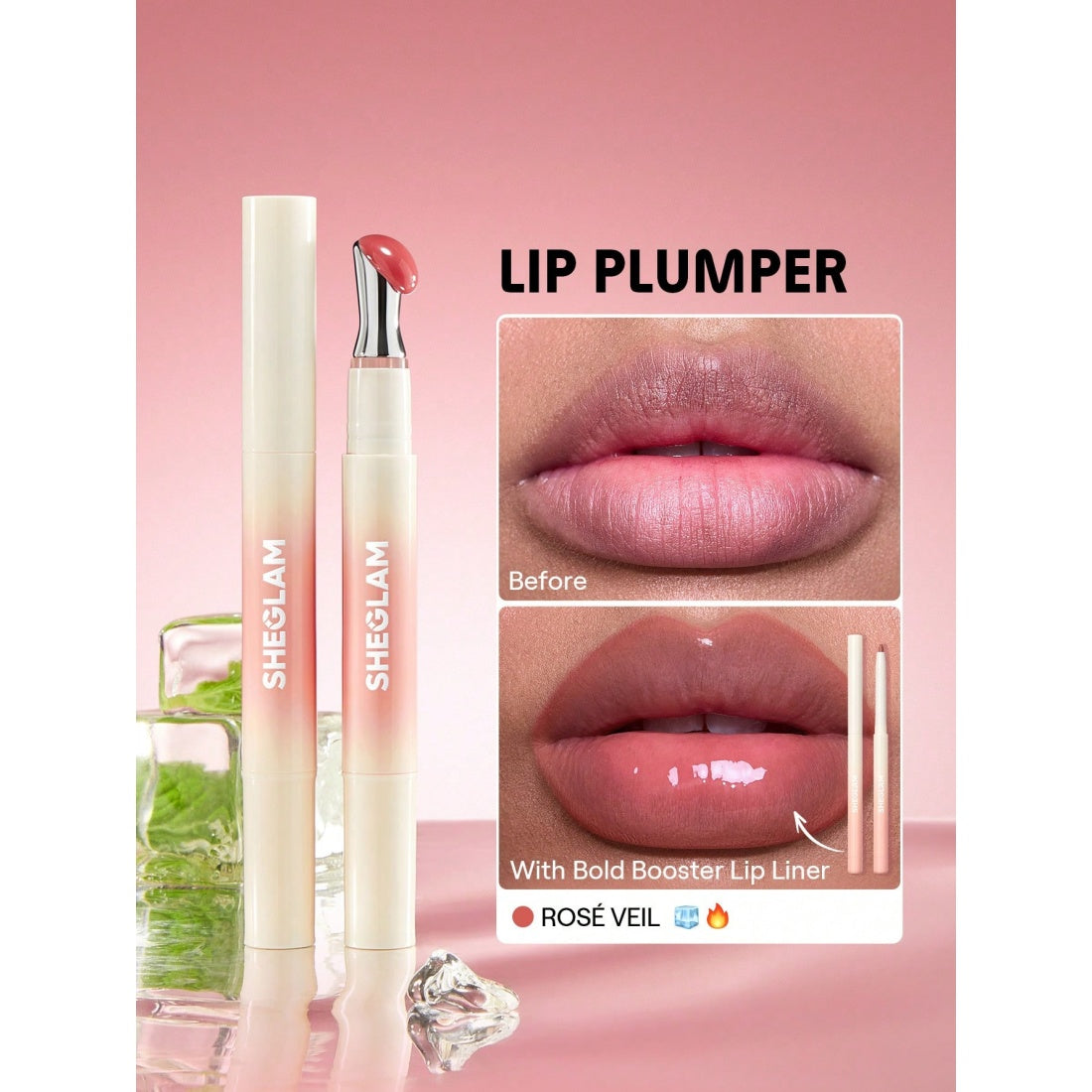 SHEGLAM Repulpeur de lèvres Bold Booster - 113 Rosé Veil