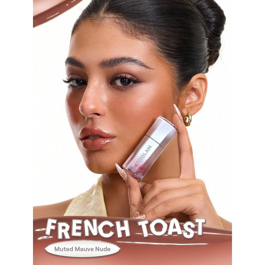 SHEGLAM Glass Lock Air Gloss-013 French Toast