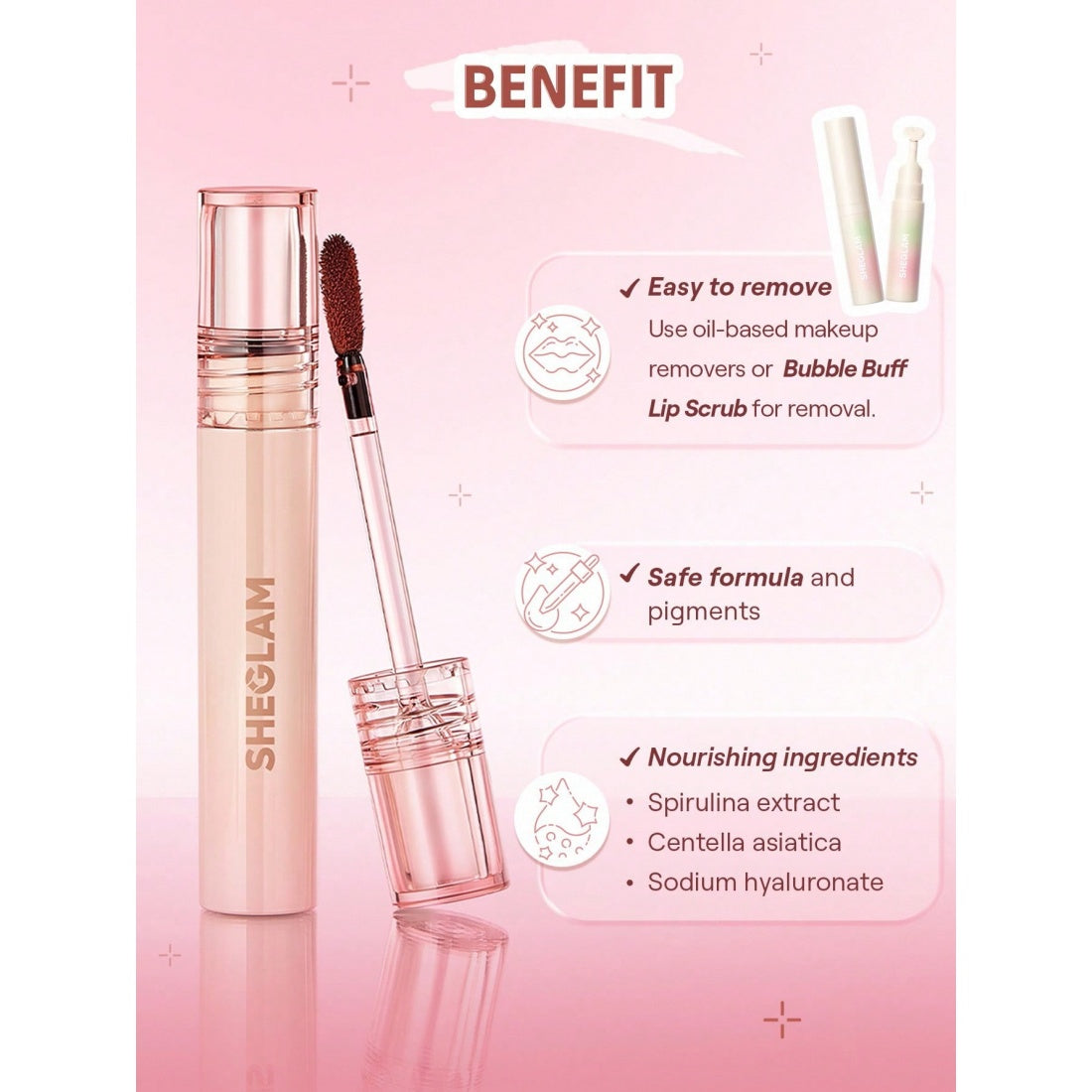 SHEGLAM Fall In Line Tinte Delineador de Labios Peel Off-010 Mauvelous