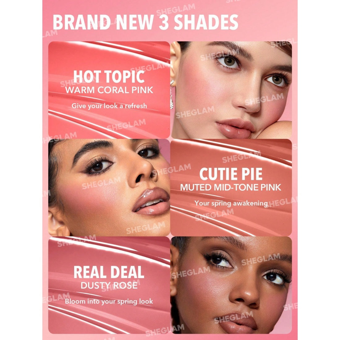 SHEGLAM Color Bloom Liquid Blush-004 Hot Topic