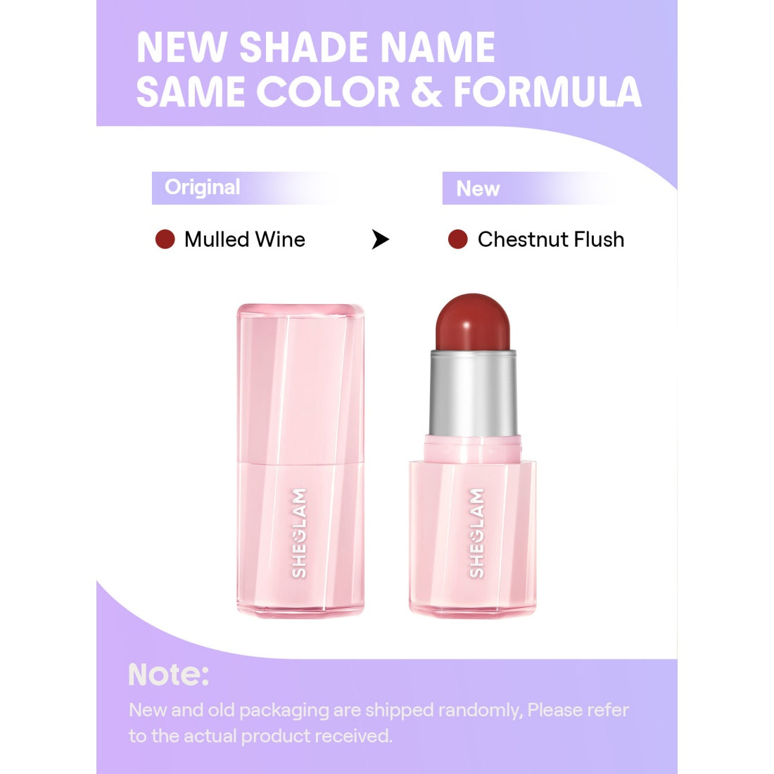 SHEGLAM Buttery Bliss Blush Stick-204 Chestnut Flush