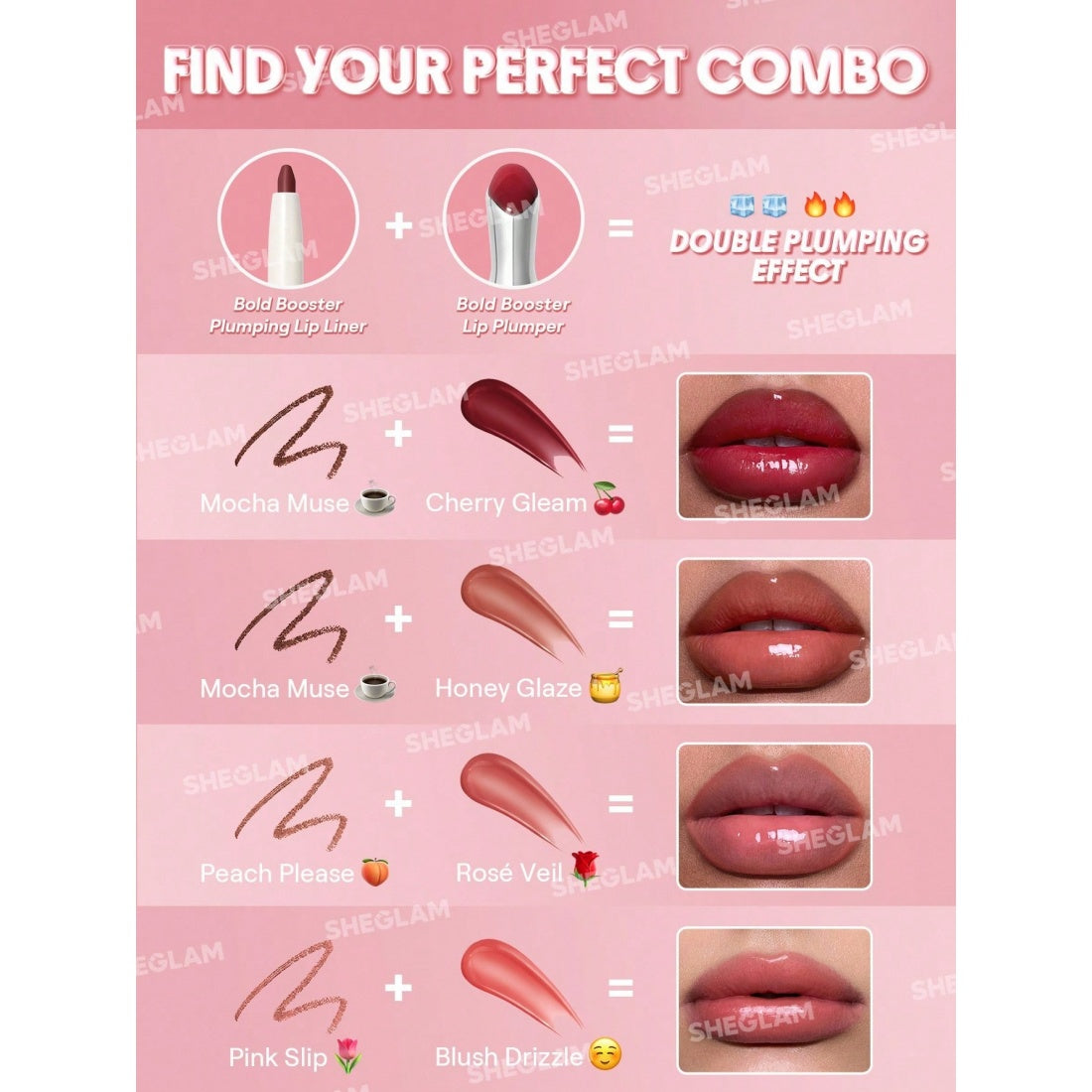 SHEGLAM Bold Booster Lip Plumper - 506 Honey Glaze