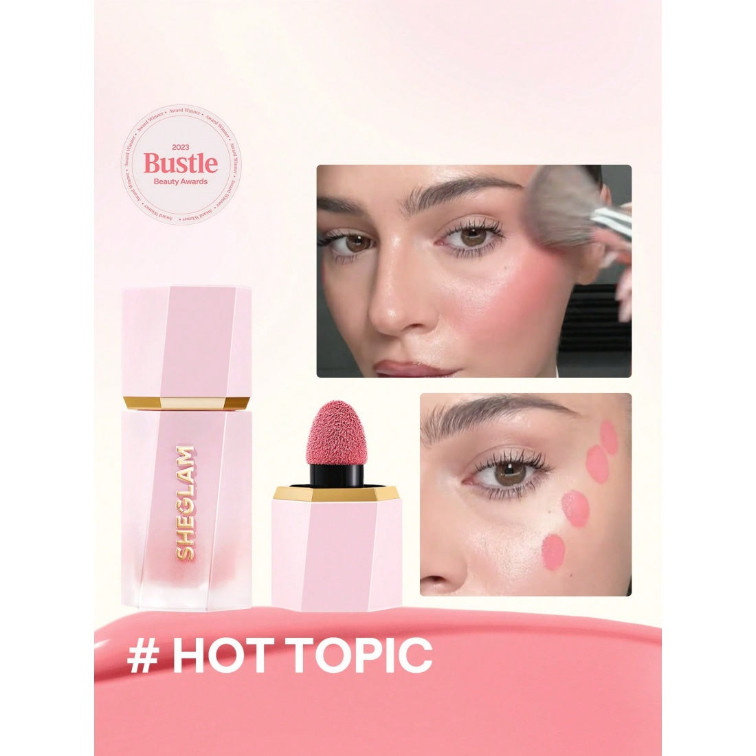 SHEGLAM Color Bloom Liquid Blush-004 Hot Topic