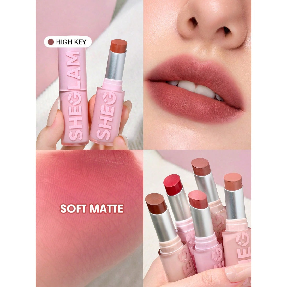 SHEGLAM Pintalabios ligero Lip Veil Cushion-111 High Key