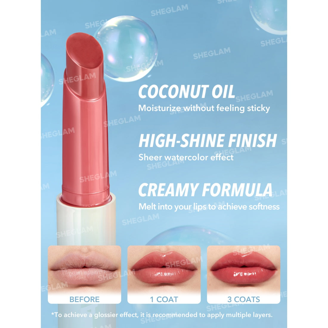SHEGLAM Pout-Perfect Shine Lippenplumper – 115 First Crush