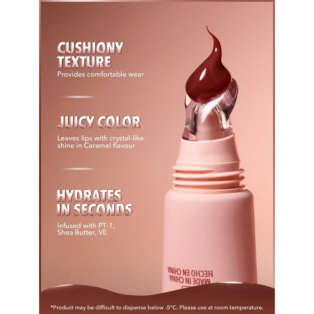 Soin hydratant pour les lèvres SHEGLAM Crystal Glaze - 514 Cocoa Cookie