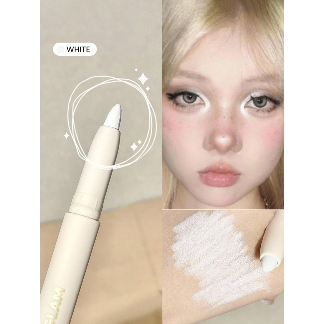 SHEGLAM Big N' Bright Augenstift - 04 White